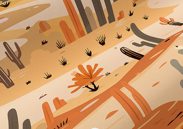 Wild West, Sunset - Made to Measure Curtains - Image 4